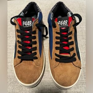 P448 Men's John Italian Leather Cocco Sneaker 9